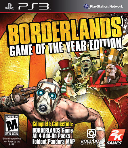 Borderlands - Бокс-арт Borderlands: Game of the Year Edition